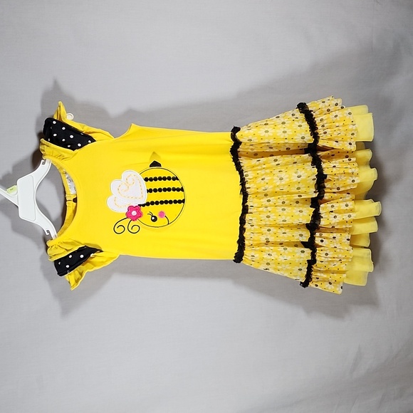 Rare Editions Girls Bee Dress Size 5 - Picture 1 of 4